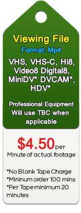 VHS, VHS-C, Hi8, Video8, capture mp4